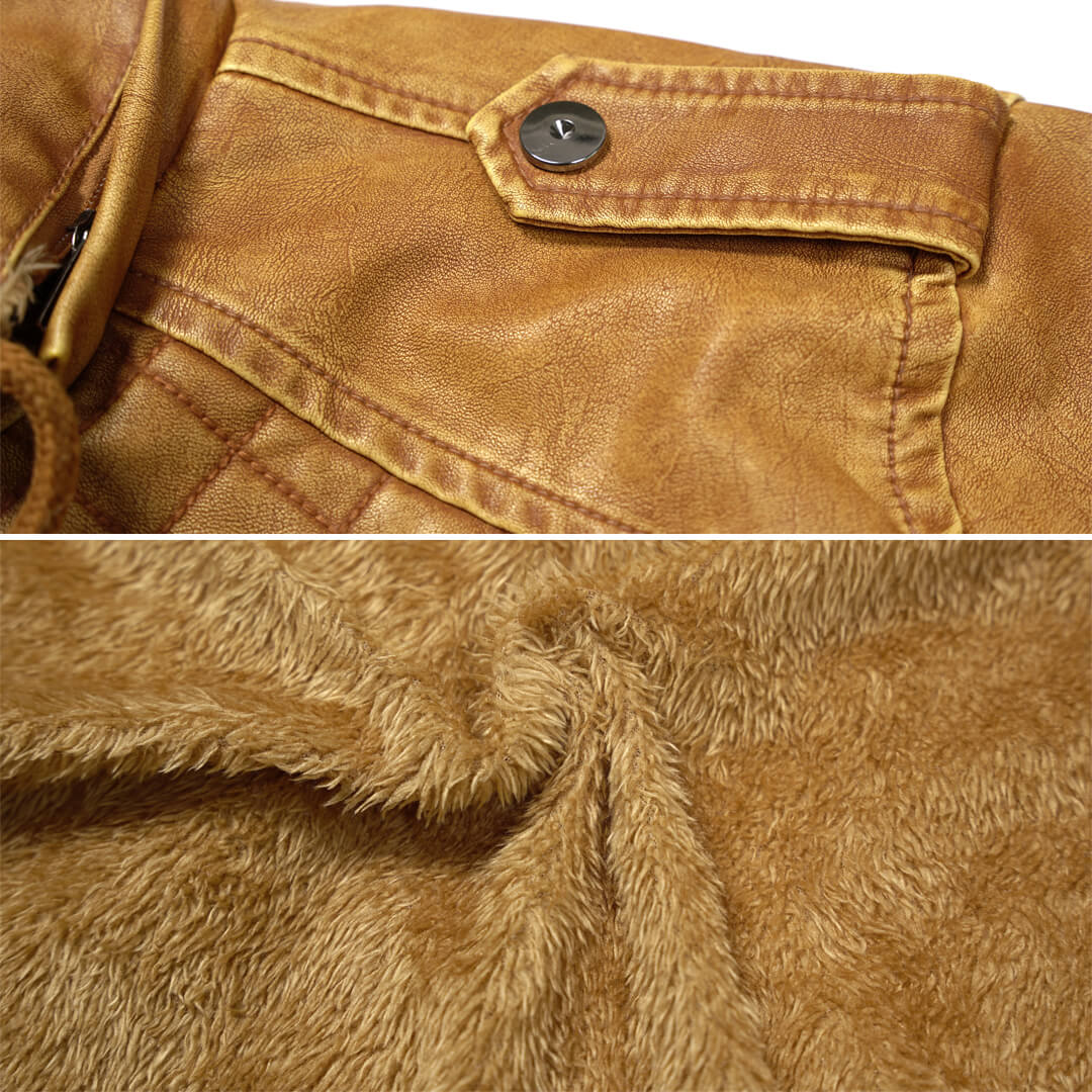 Luxusní kožená bunda