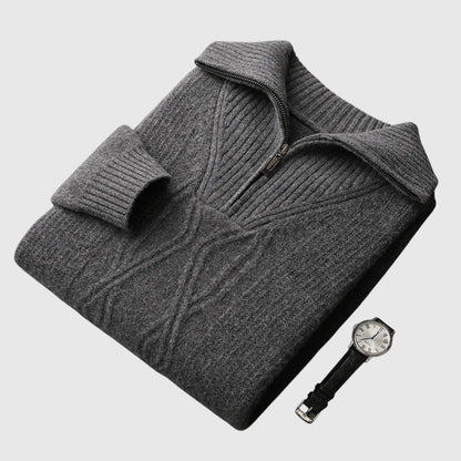 Libuše- Camisola s zipem Taranto Merino Wool