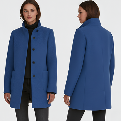 Elle | Klasický kabát z vlněné směsi