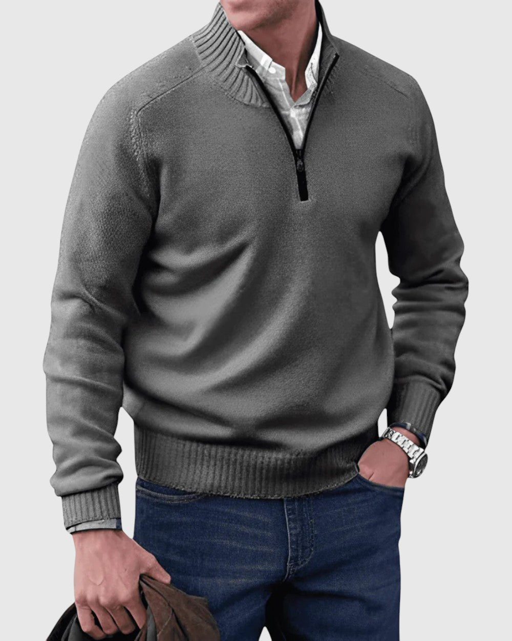 Libuše- Kardigan s zipem