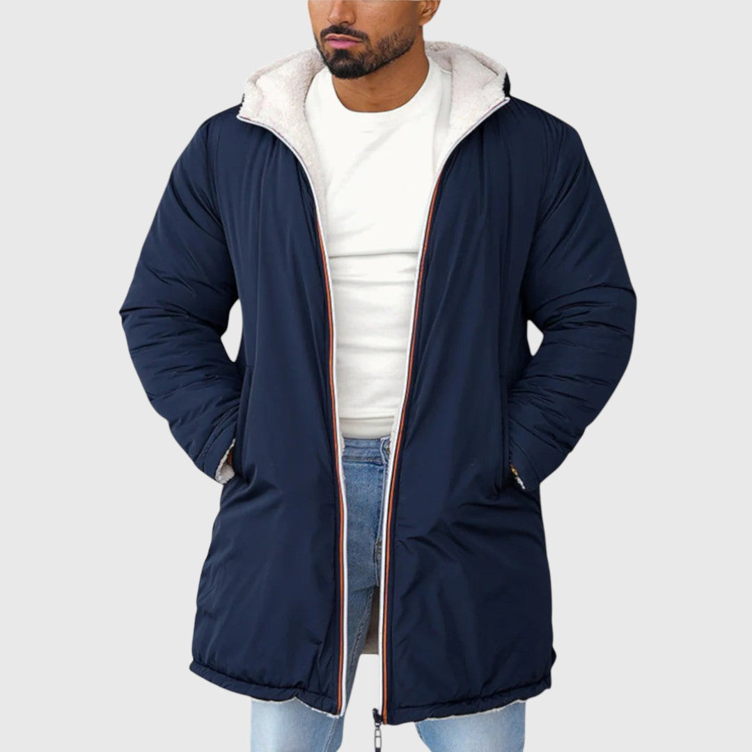 LEON Teddy-Fleece Kapuzenjacke pro muže – Teplá a Lehká