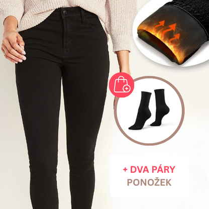 SKINNY® – ZATEPLENÉ ZIMNÍ DŽÍNY