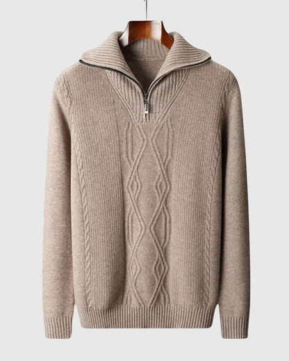 Libuše- Camisola s zipem Taranto Merino Wool