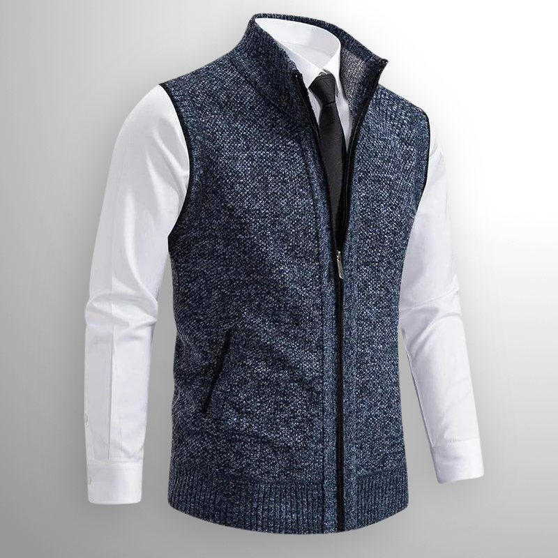 Pánská vesta Harrison– elegantní gilet se zipem