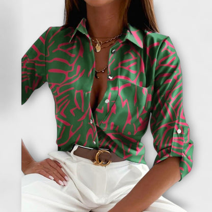 Blůza s klasickým límcem